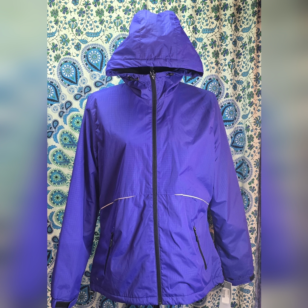 Ideology Purple Ski & Snow Jacket Water-Resistant Hooded Design